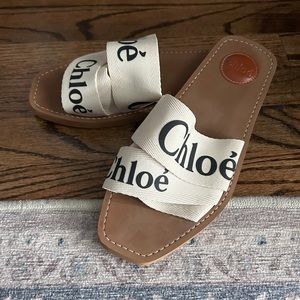 Chloe woody sandals